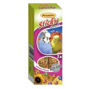 AVC Deluxe tyčinky pre andulky- vítaminy+ med 2ks