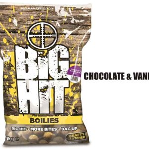 Boilie CRAFTY CATCHER Big Hit 15mm CHOCOLATE AND VANILLA.