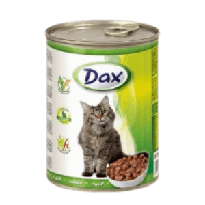 DAX - králik - kúsky pre mačku 415g