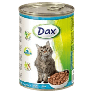 DAX - ryba - kúsky pre mačku 415g