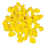Farebný akvarijný štrk 0,5kg – žltý