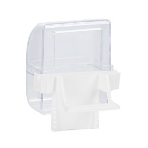 Krmítko do vtáčích klietok malé.