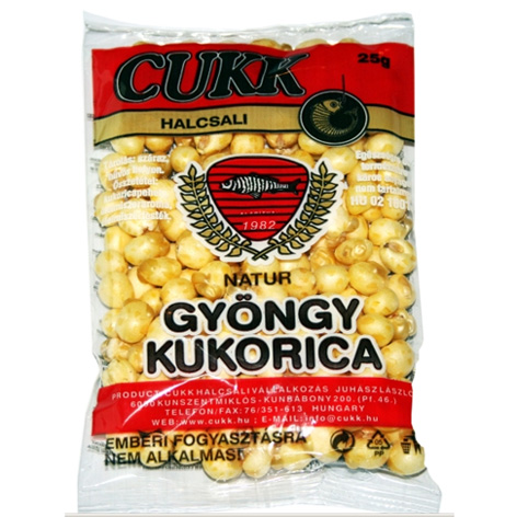 Plávajúca kukurica Cukk fúkaná - 25g natur.