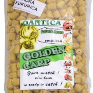 QANTICA pelety s dierkou Golden Carp 150g 10mm Jahoda