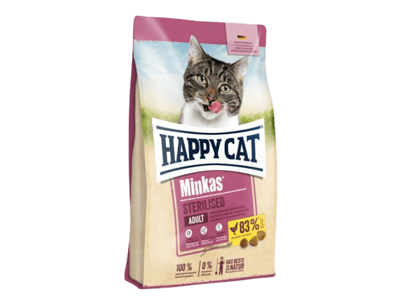 HAPPY CAT MINKAS STERILISED GEFLUGEL 10KG