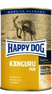 HAPPY DOG KONZ.KANGURU PUR (KLOKANIE) 400g